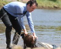 Heartbeat - Mason rescuing a man in the river