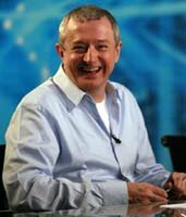 X Factor - Louis Walsh laughing