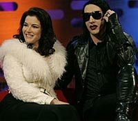 Nigella Lawson and Marilyn Manson on The Graham Norton Show