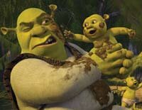 Shrek with baby